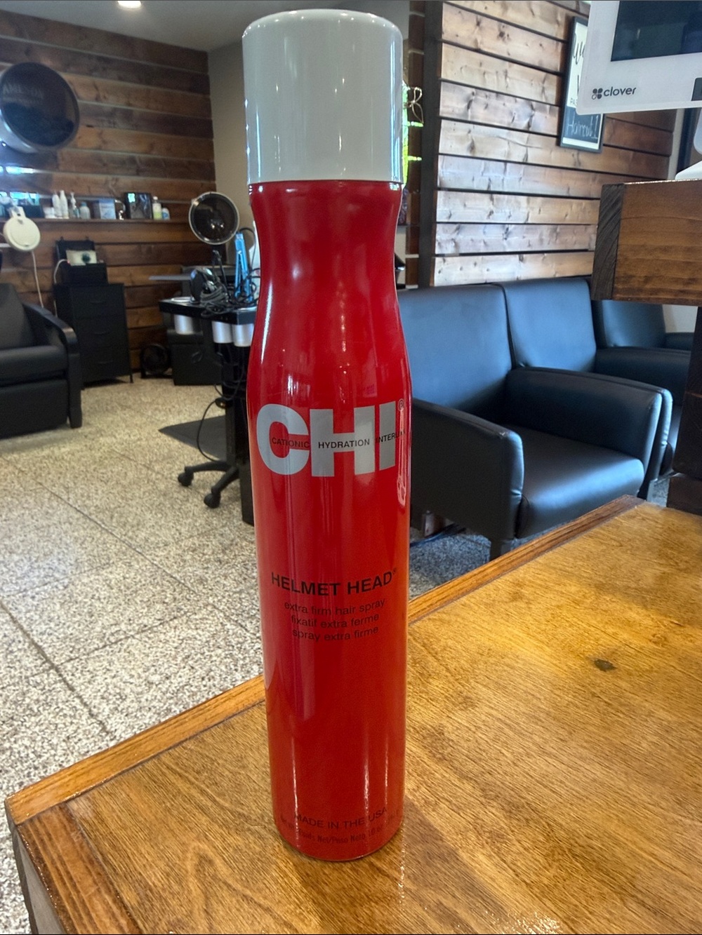 Helmet Head Extra Firm Hair Spray – Red